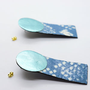Boucles d'oreilles •DIANA• bleues