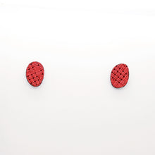 Charger l&#39;image dans la galerie, Boucles d&#39;oreilles •GRETA• rouges