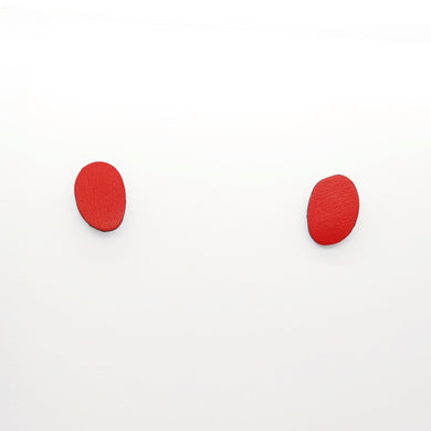 Boucles d'oreilles •GRETA• rouges