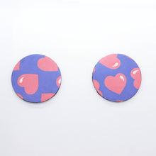 Charger l&#39;image dans la galerie, Boucles d&#39;oreilles •SUNI• coeurs