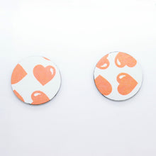 Charger l&#39;image dans la galerie, Boucles d&#39;oreilles •SUNI• coeurs