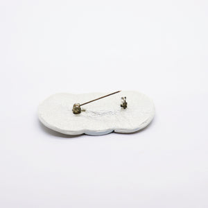 Broche •LUNA• bleue