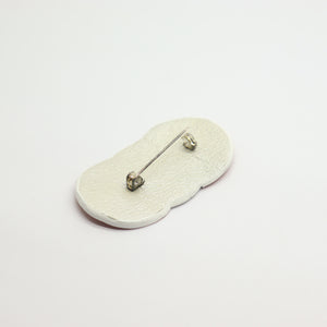 Broche •LUNA• saumon