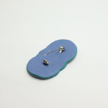 Charger l&#39;image dans la galerie, Broche •LUNA• bleues