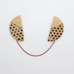 Broche •RENA• à pois