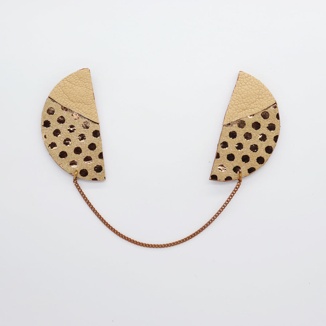 Broche •RENA• à pois