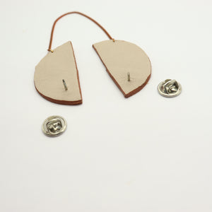 Broche •RENA• à pois