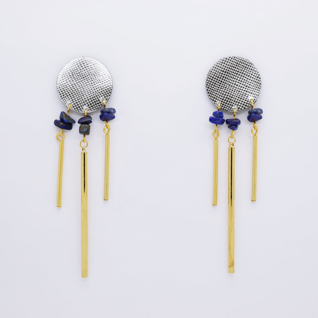 Boucles d'oreilles •TOTÉ• argentées