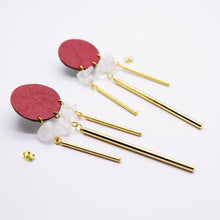 Charger l&#39;image dans la galerie, Boucles d&#39;oreilles •TOTÉ• framboises
