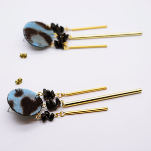 Boucles d'oreilles •TOTÉ• tachetées