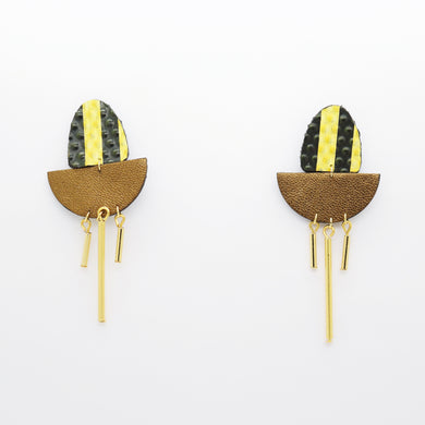 Boucles d'oreilles •SAMARA• Bronzes
