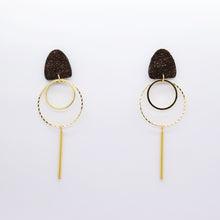 Charger l&#39;image dans la galerie, Boucles d&#39;oreilles •Tina• Marrons