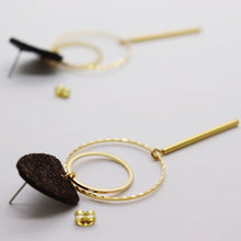 Charger l&#39;image dans la galerie, Boucles d&#39;oreilles •Tina• Marrons
