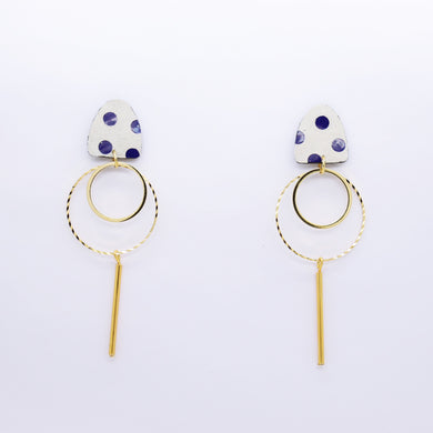 Boucles d'oreilles •Tina• A pois