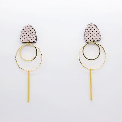 Boucles d'oreilles •Tina• A pois