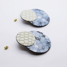 Charger l&#39;image dans la galerie, Boucles d&#39;oreilles •RONDELETTES• bleues