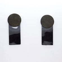 Charger l&#39;image dans la galerie, Boucles d&#39;oreilles •DIANA• Noires