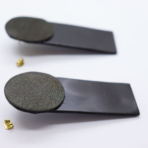 Boucles d'oreilles •DIANA• Noires